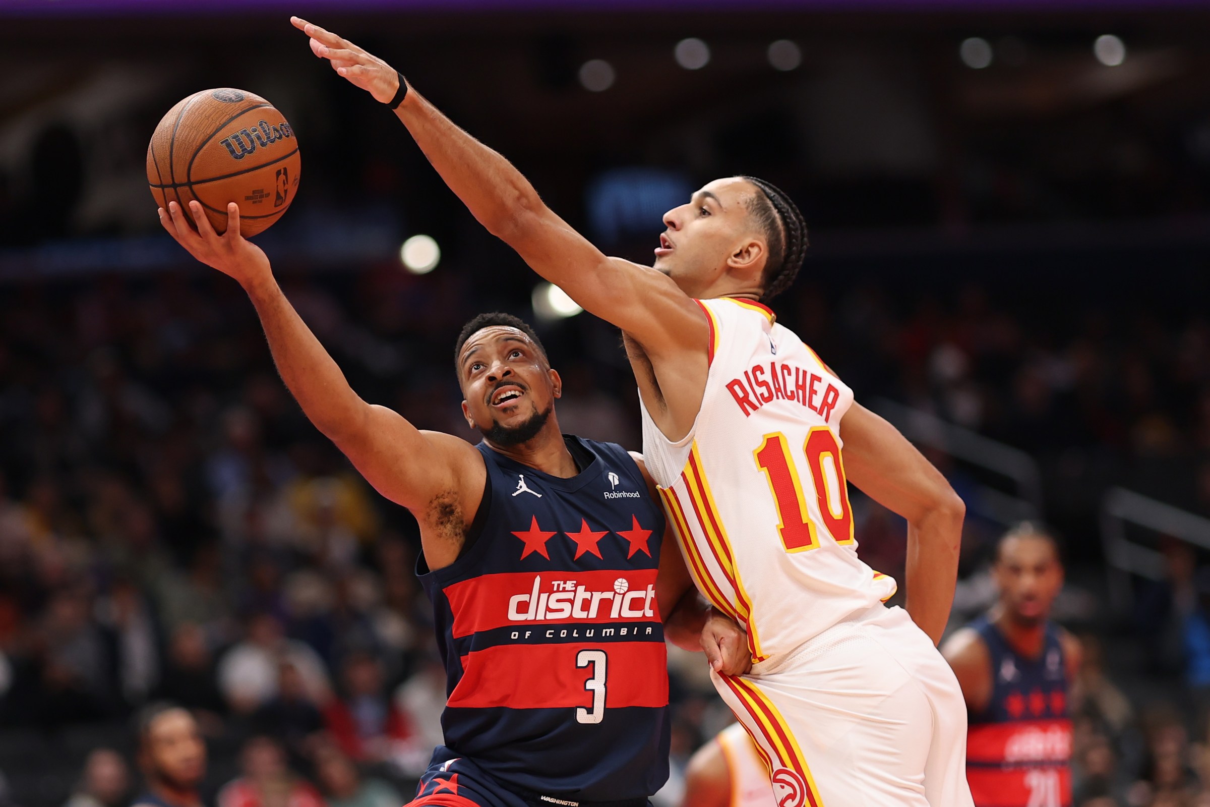 Washington Wizards guard CJ McCollum torched the Atlanta Hawks for 46 points.