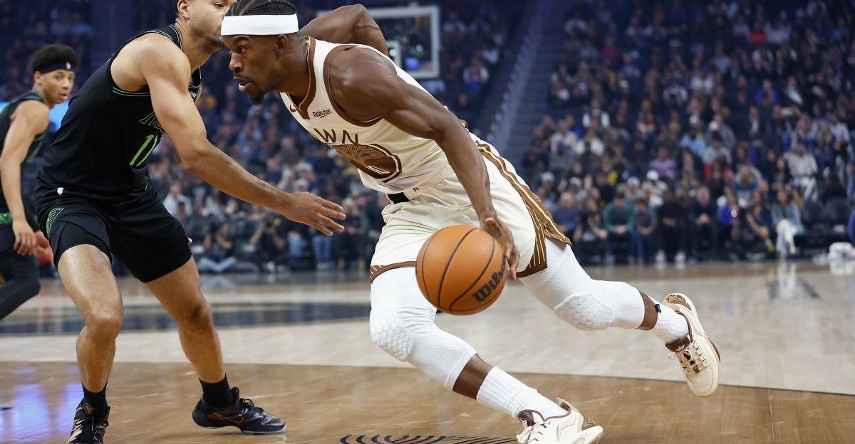 Jimmy Butler carries Curry-less Warriors past Pelicans in 104-96 win