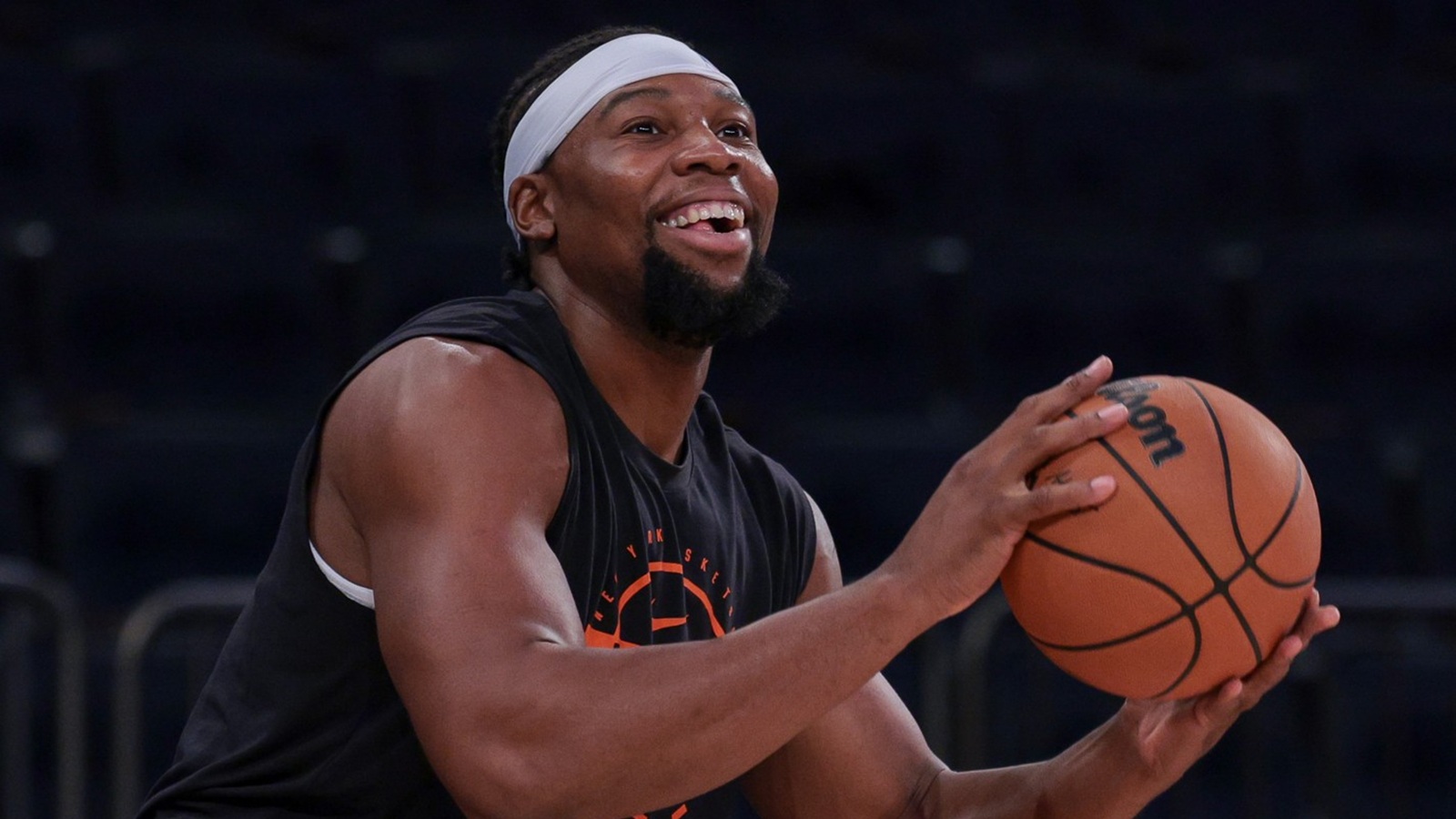 Guerschon Yabusele holding a ball