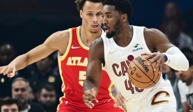 Donovan Mitchell’s 37 points lead Cavs to 117-109 victory over Hawks