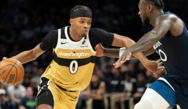 Wizards Rally Late but Never Really Threaten Wolves