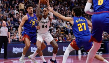 Highlights: Devin Vassell drops season-high 35 in shootout win versus Nuggets