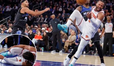 Knicks get positive update on Jalen Brunson's ankle injury