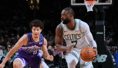 Celtics' Jaylen Brown rips refs after no foul call on late play vs. Jazz