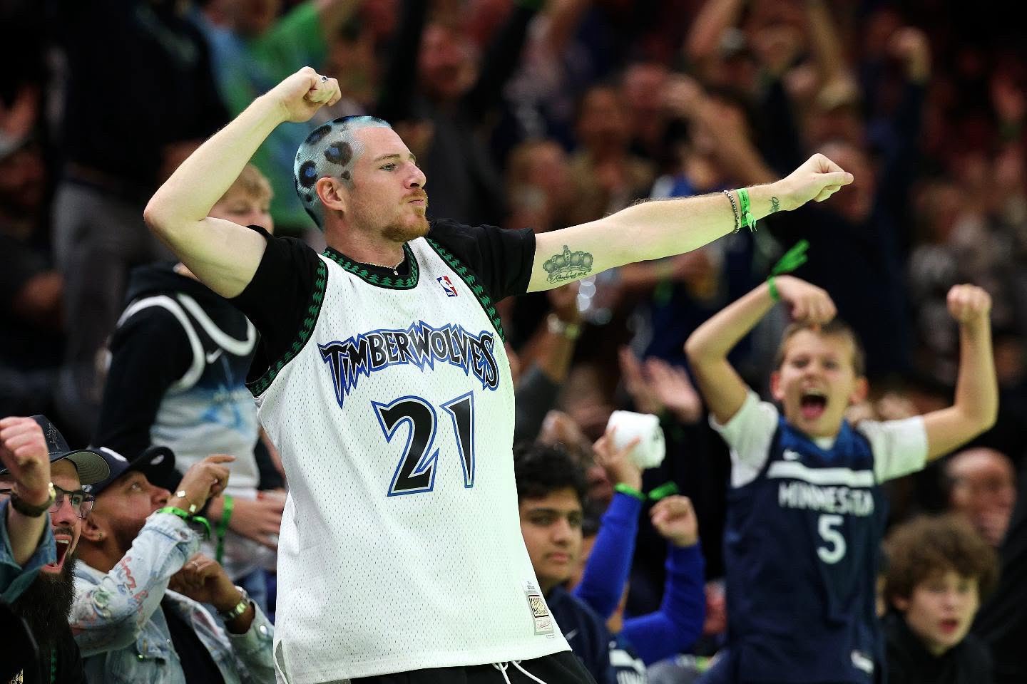 Timberwolves superfan Jordan Dye