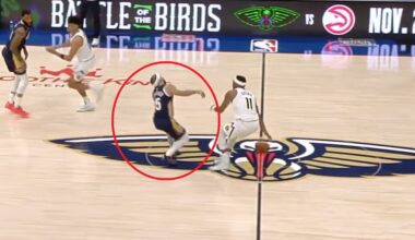 Jose Alvarado flopping