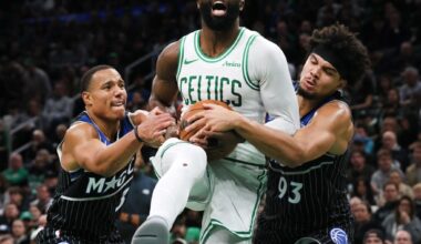 Celtics lose starter to injury, survive late comeback in win over Magic