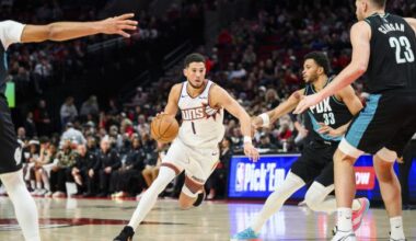 Booker scores 19 as the Suns down the Trail Blazers 127-110 :: WRALSportsFan.com