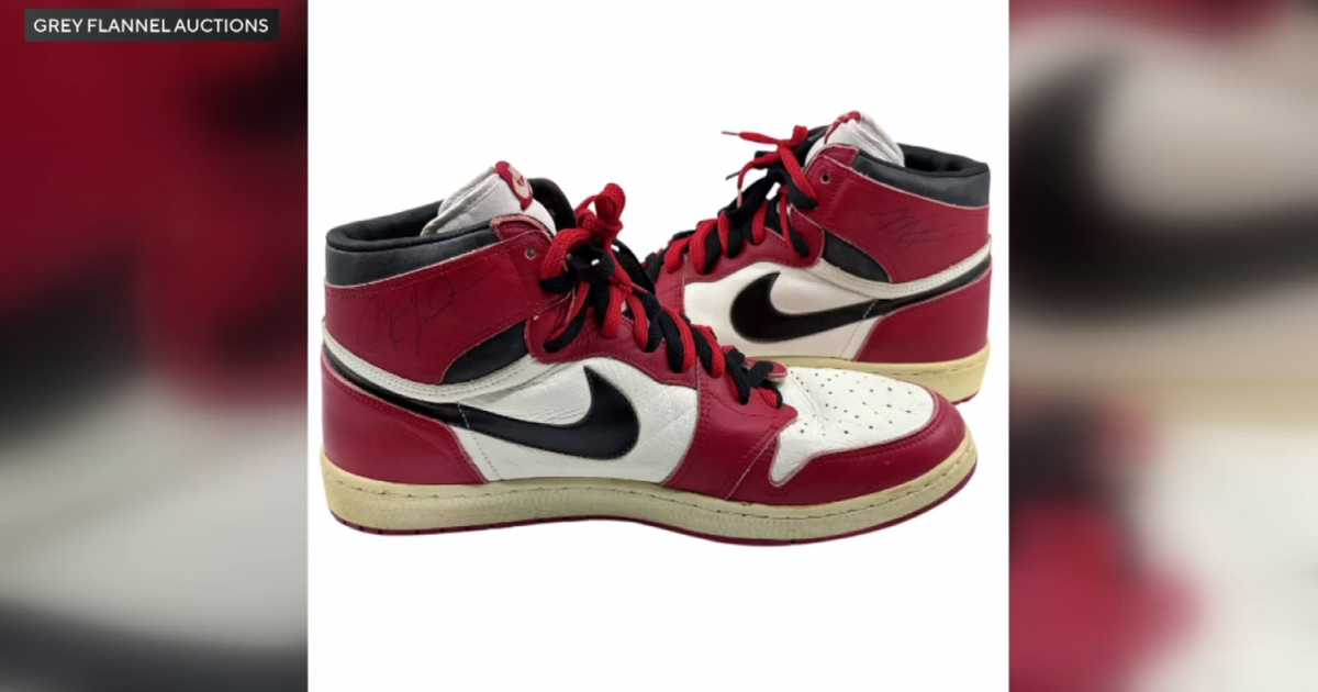 Rare Air Jordans that Michael Jordan wore in 1985 game are up for auction
