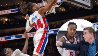 Daniss Jenkins fueled by St. John's lessons in Pistons breakout