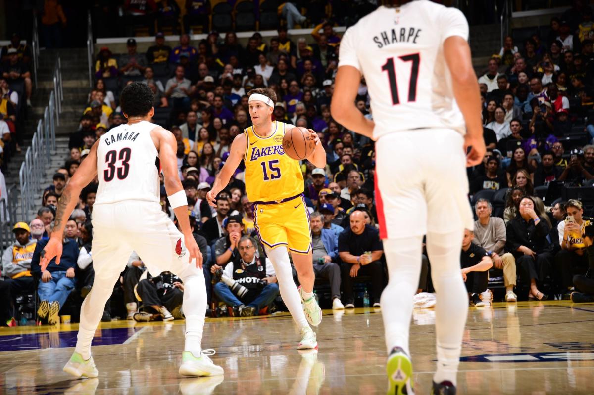 Get a 20% first deposit match up to $1,500 for Lakers vs. Trail Blazers