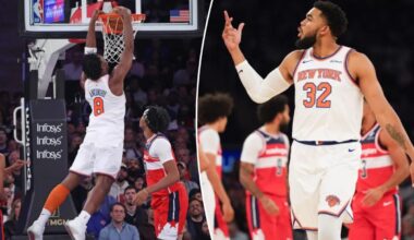 Karl-Anthony Towns' brilliant play continues as Knicks rout Wizards