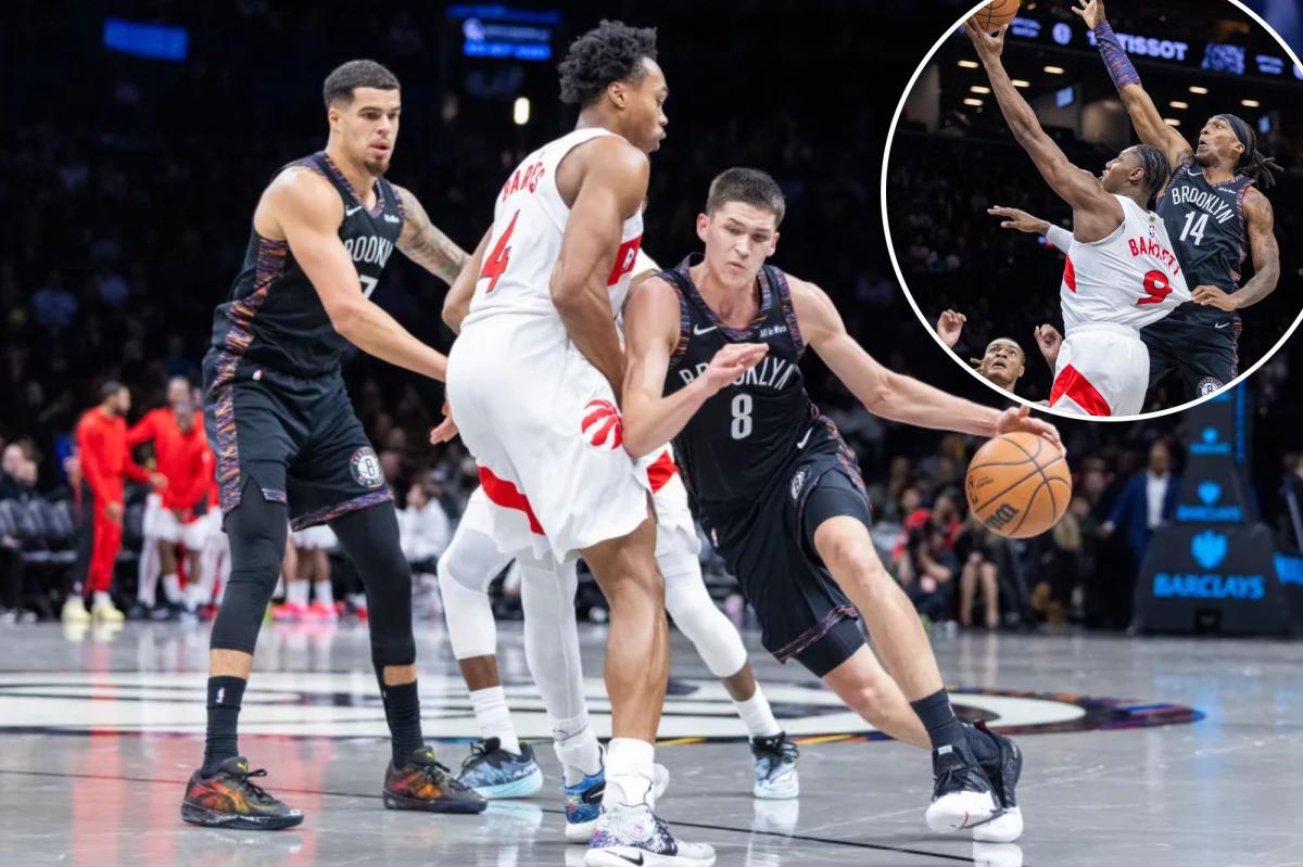 Egor Demin provides a bright spot as tanking Nets fall to Raptors