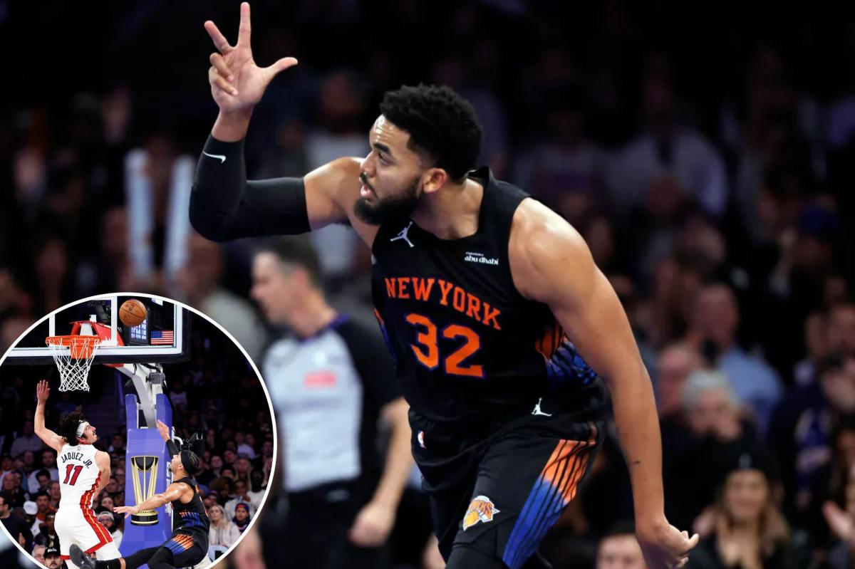Karl-Anthony Towns, Landry Shamet power Knicks past Heat