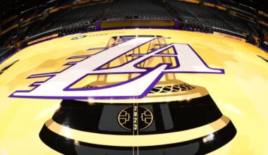 Lakers getting rid of 'dangerous' NBA Cup court