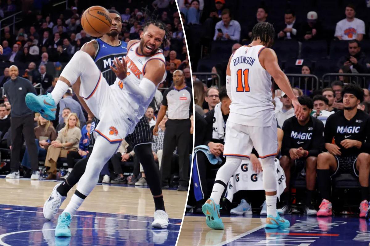What Knicks' Jalen Brunson's ankle sprain means for his outlook