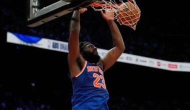 Mitchell Robinson offers no explanation to Knicks' load management
