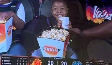 'Popcorn Kid' Goes Viral for His Adorably Shy Appearance at NBA Game