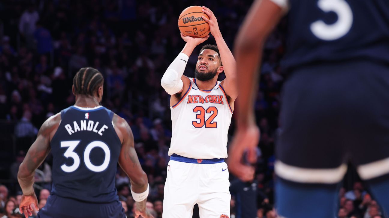 Karl-Anthony Towns 'still stunned' by trade as Knicks rout Wolves