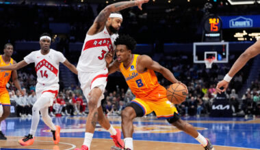 Raptors' nine-game win streak ends after OT loss to Hornets