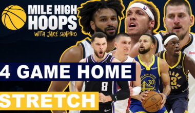 Watch The Nuggets have a 4 game home stretch starting tonight at 7pm against the Kings. Anything less then a 3-1 finish would be disappointing