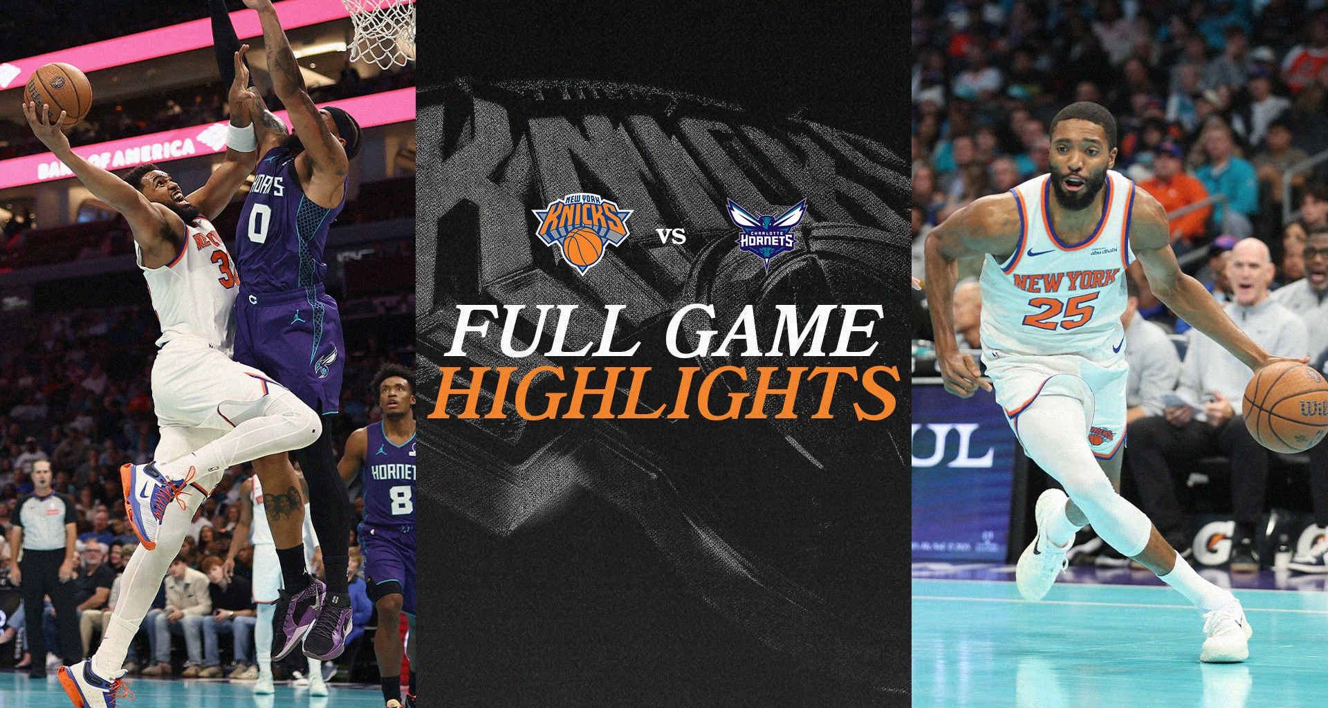 Full Game Highlights: New York Knicks vs Charlotte Hornets – 11/26/2025 - NBA