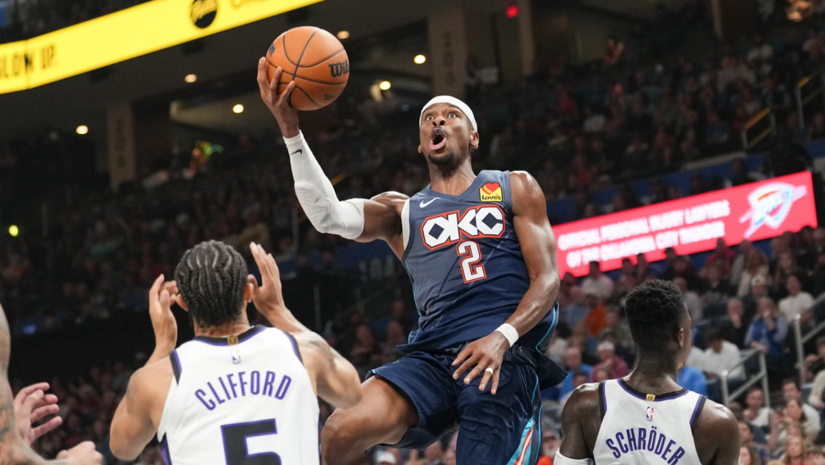 Gilgeous-Alexander scores 33 points, Thunder beat Kings to improve to 15-1