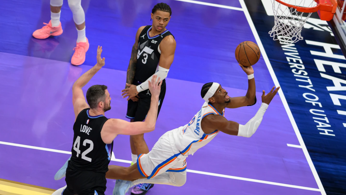 Gilgeous-Alexander scores 31 points, Thunder use big 3rd quarter to race past Jazz 144-112