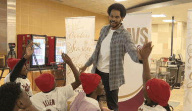 Cavs C Jarrett Allen hosts annual Math + Meals event for Cleveland kids