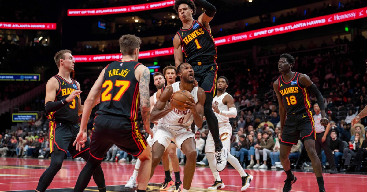 Hawks get 130-123 victory over Cavaliers in NBA Cup game