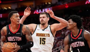 Jokic scores 34, Nuggets beat Rockets 112-109 on Friday night