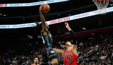 Reed has 28 points and 13 rebounds, Pistons beat Bulls for 8th straight victory