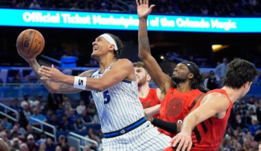 Paolo Banchero will be out for Magic vs. Nets with strained left groin