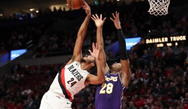 Lakers overcome absence of Doncic and Reaves, beat Blazers 123-115