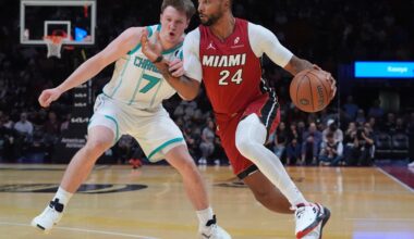 Powell scores 25, Heat run away from Hornets in NBA Cup, 126-108