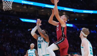 Heat set franchise record with 53-point opening quarter against Hornets