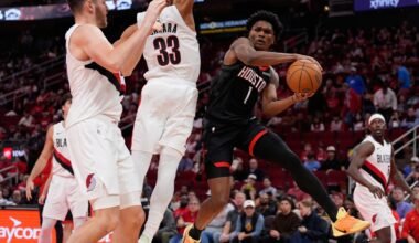 Durant scores 30 as the Rockets beat the Trail Blazers 140-116 for 3rd straight victory