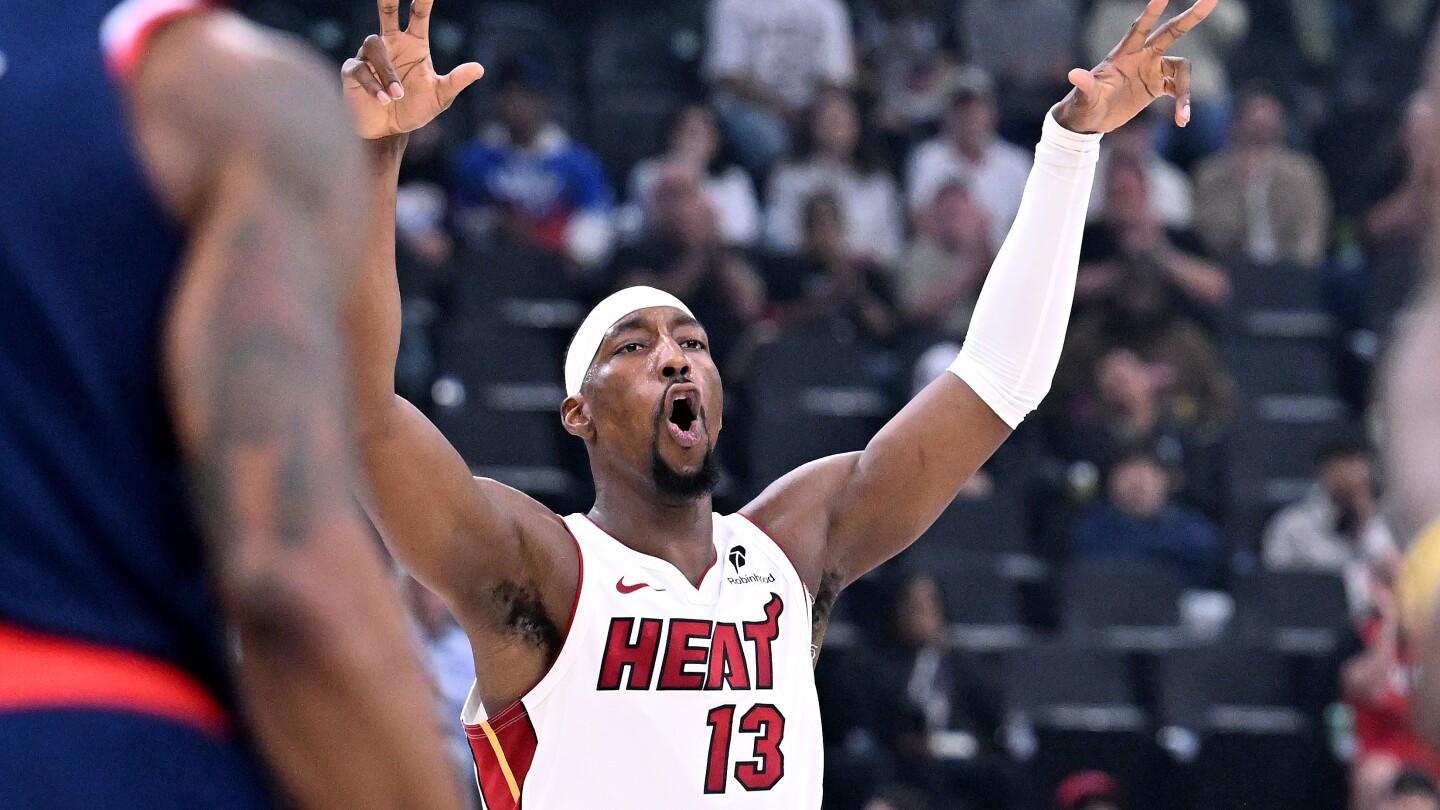 Bam Adebayo scores 25 points, Heat hold off Clippers 120-119 following 3rd-quarter surge
