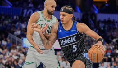 Orlando Magic face Celtics without top scorers Paolo Banchero and Jalen Suggs