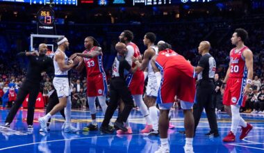 Orlando's Jalen Suggs ejected in first half after heated altercation with Andre Drummond, 76ers