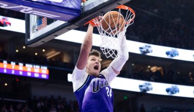 Utah Jazz's Walker Kessler to miss rest of season with shoulder injury