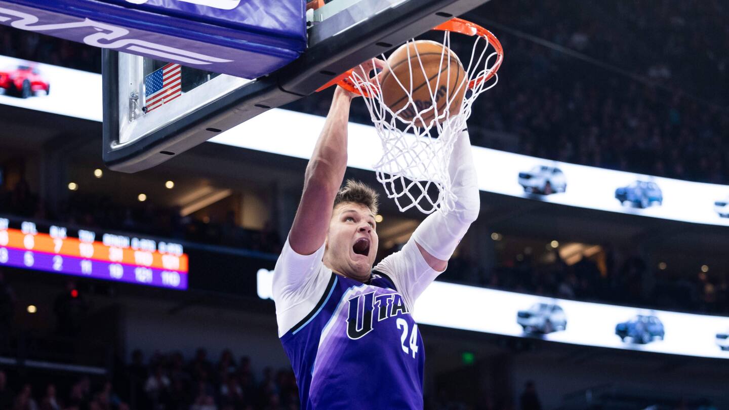 Utah Jazz's Walker Kessler to miss rest of season with shoulder injury