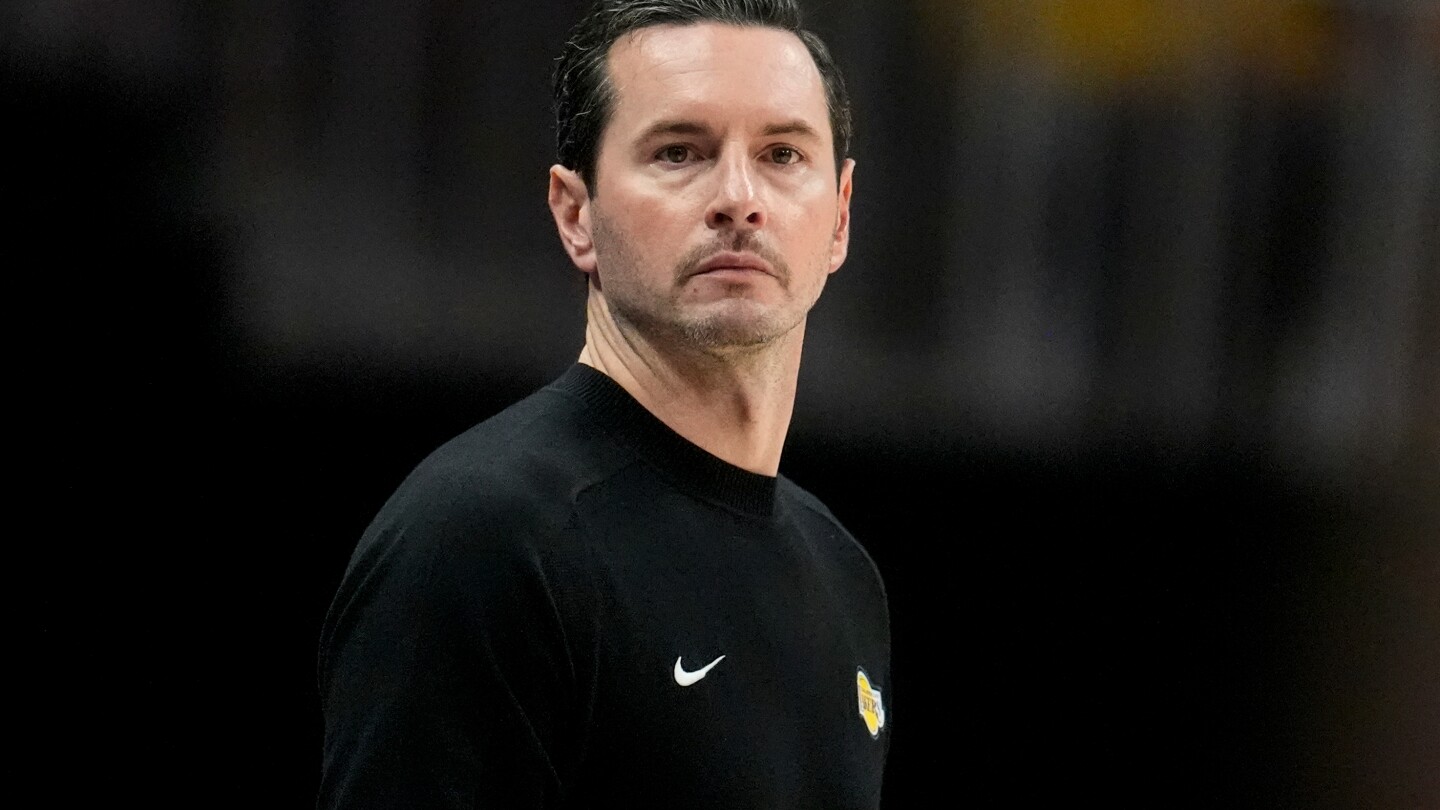 Frustrated Lakers coach JJ Redick keeps postgame comments brief after loss to Hawks