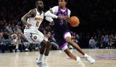 Timberwolves' McDaniels misses first game in nearly 2 years due to sprained wrist