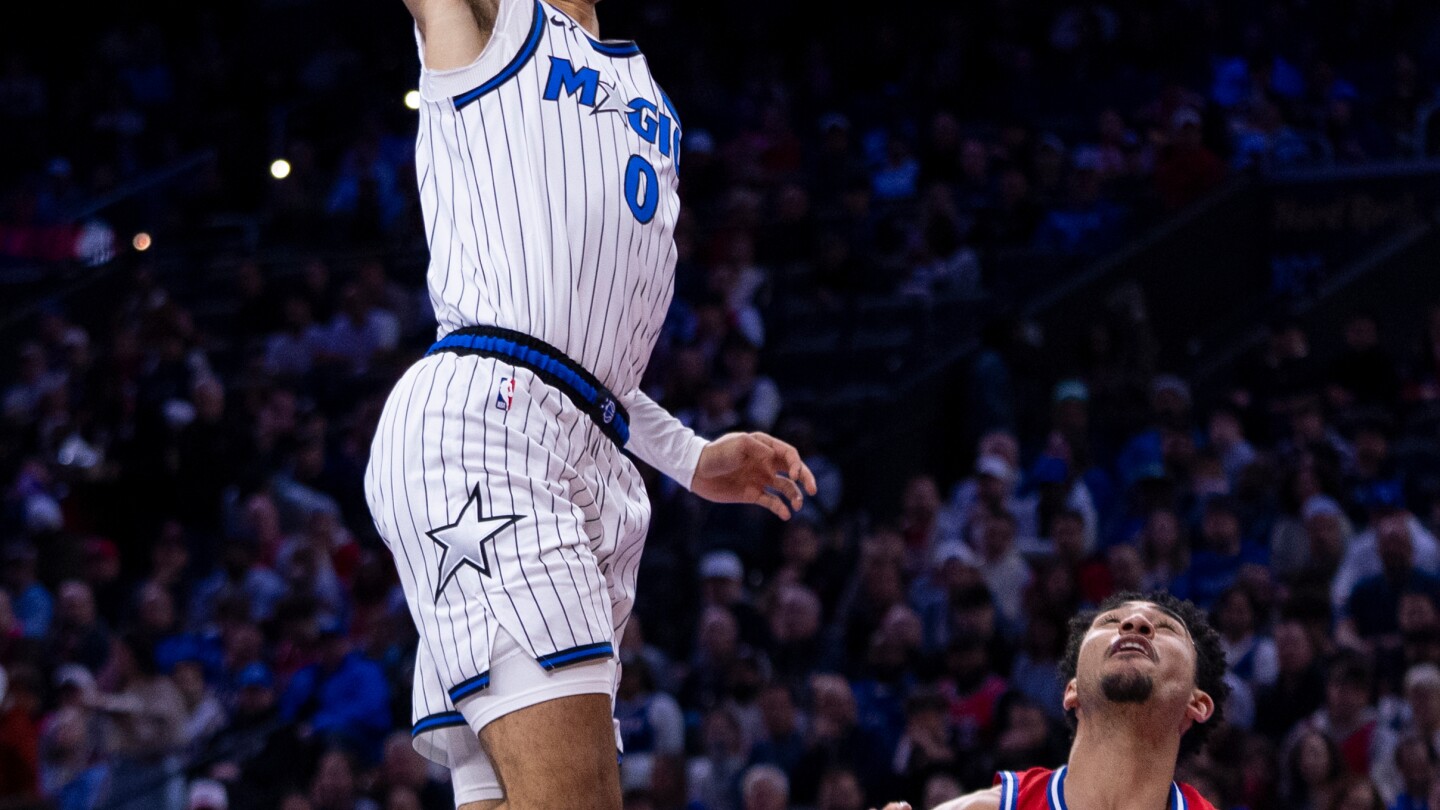 Anthony Black nets career-high 31 points, leads Orlando to 144-103 win over Philadelphia
