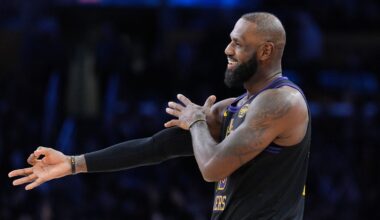 LeBron James begins his 23rd NBA season with stellar playmaking in the Lakers' big win over Jazz