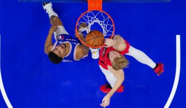 Raptors win 5th straight, surging in 3rd third to beat 76ers 121-112