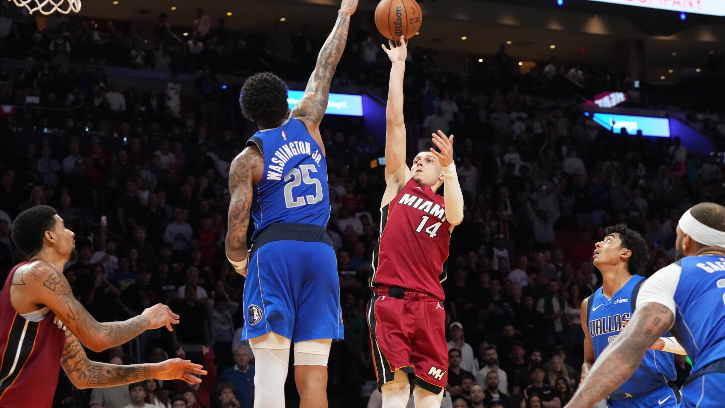 All-Star Tyler Herro returns for Heat against Mavericks, leads way to win