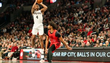 Fox scores 37 points to lead Spurs past Trail Blazers 115-102 in NBA Cup game