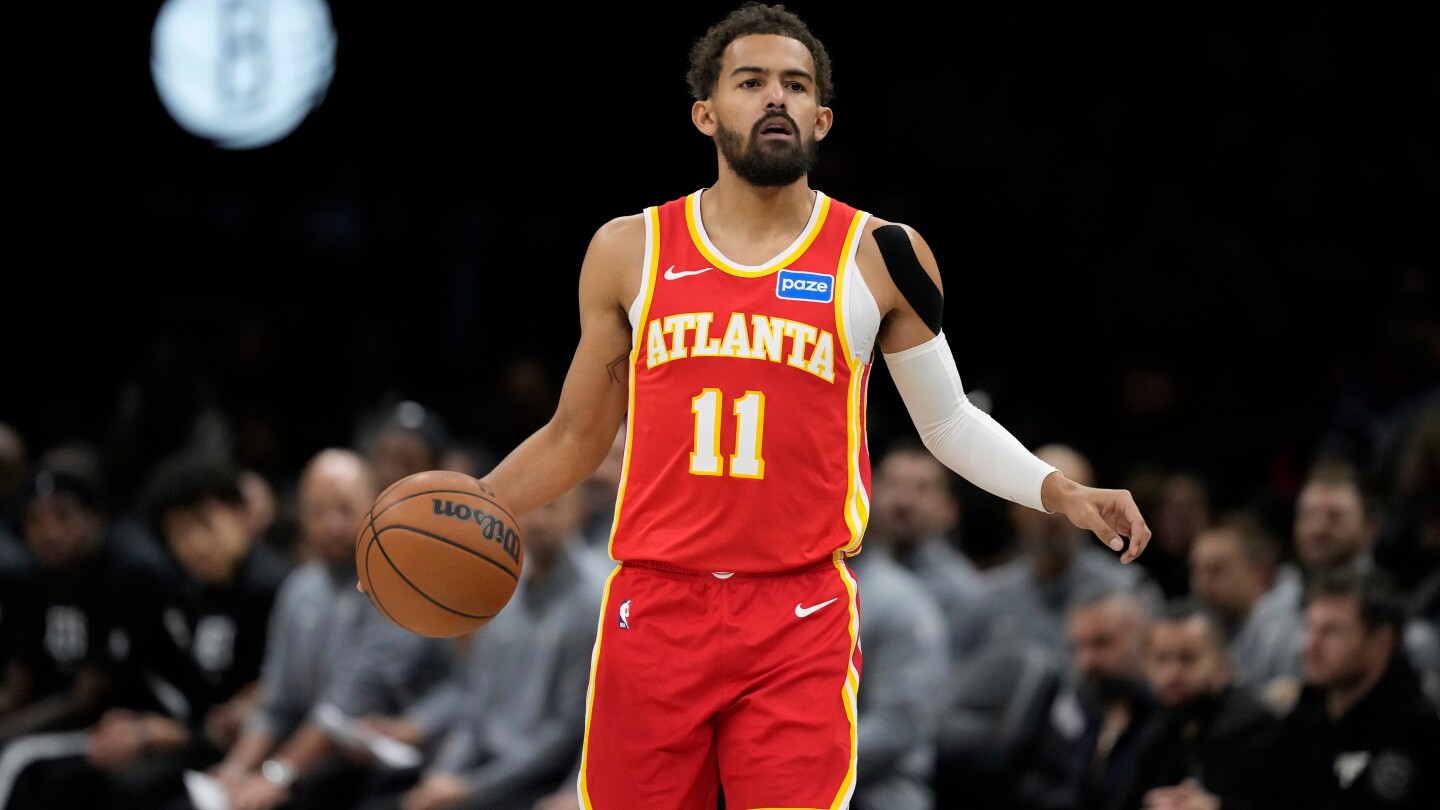 MRI shows sprained knee for Trae Young, Hawks say he'll miss at least four weeks